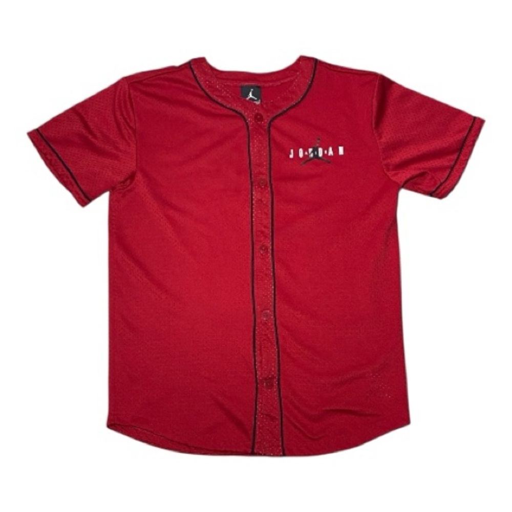 Jordan junior 12/13Year Red Short Sleeve Jersey